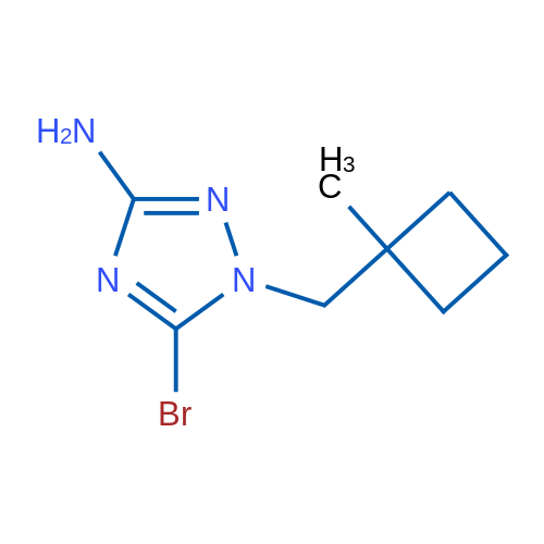 5-Bromo-1-[(1-methylcyclobutyl)methyl]-1H-1,2,4-triazol-3-amine 1g