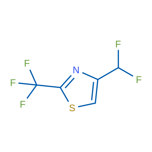 4-(Difluoromethyl)-2-(trifluoromethyl)thiazole 1g