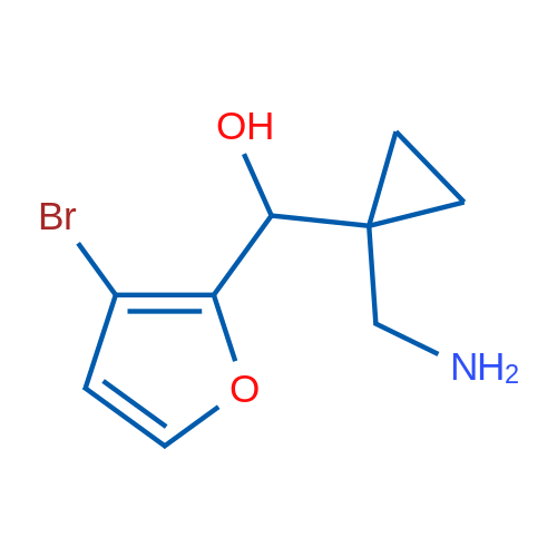[1-(Aminomethyl)cyclopropyl](3-bromofuran-2-yl)methanol 1g