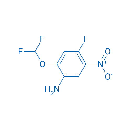2-(Difluoromethoxy)-4-fluoro-5-nitroaniline 250mg