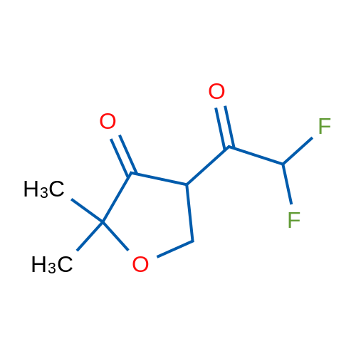 4-(2,2-Difluoroacetyl)-2,2-dimethyloxolan-3-one 1g