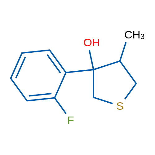 3-(2-Fluorophenyl)-4-methylthiolan-3-ol 1g