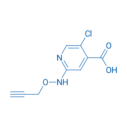 5-Chloro-2-[(prop-2-yn-1-yloxy)amino]pyridine-4-carboxylic acid 1g