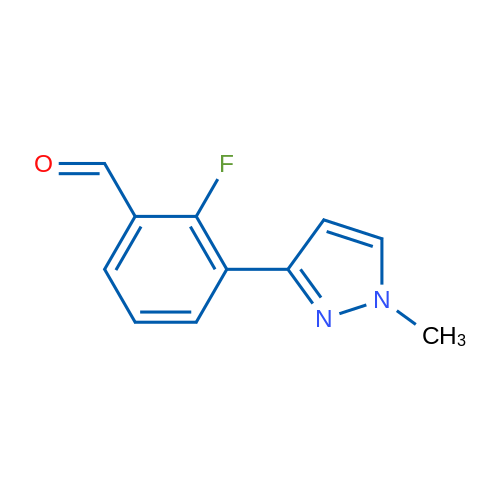 2-Fluoro-3-(1-methyl-1H-pyrazol-3-yl)benzaldehyde 1g