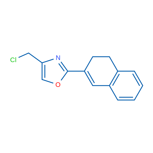4-(Chloromethyl)-2-(3,4-dihydronaphthalen-2-yl)oxazole 1g