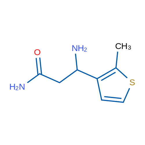 3-Amino-3-(2-methylthiophen-3-yl)propanamide 1g
