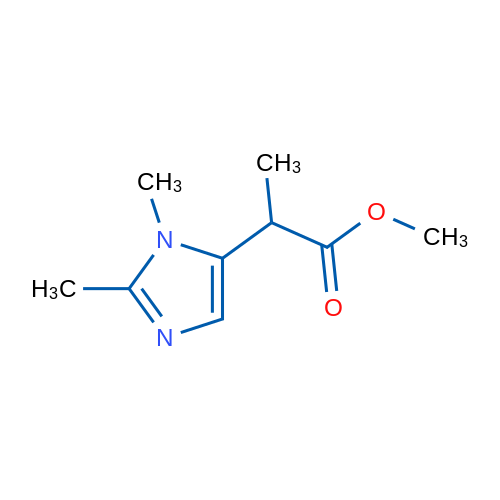 Methyl 2-(1,2-dimethyl-1H-imidazol-5-yl)propanoate 1g