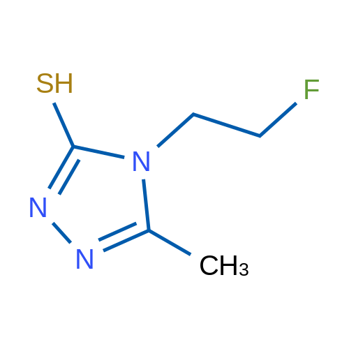 4-(2-Fluoroethyl)-5-methyl-4H-1,2,4-triazole-3-thiol 1g