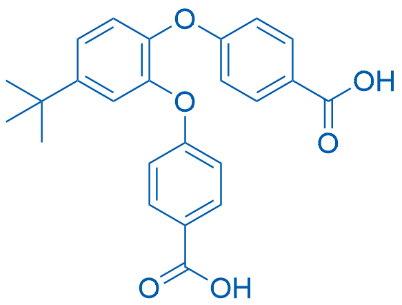 Benzoic acid, 4,4'-[[4-(1,1-dimethylethyl)-1,2-phenylene]bis(oxy)]bis- 1g