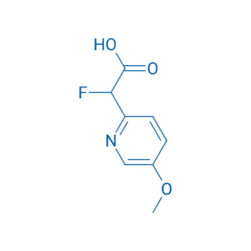 2-Fluoro-2-(5-methoxypyridin-2-yl)acetic acid 1g