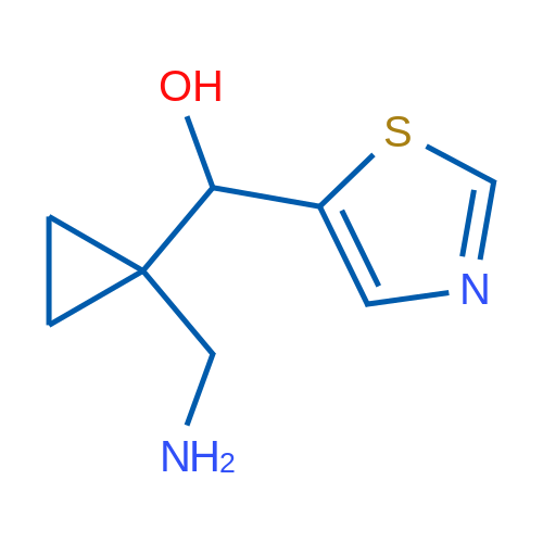 [1-(Aminomethyl)cyclopropyl](1,3-thiazol-5-yl)methanol 1g