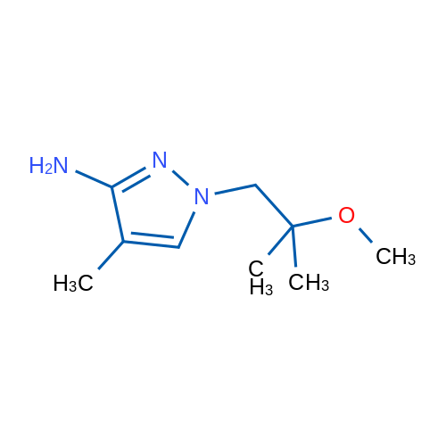 1-(2-Methoxy-2-methylpropyl)-4-methyl-1H-pyrazol-3-amine 1g