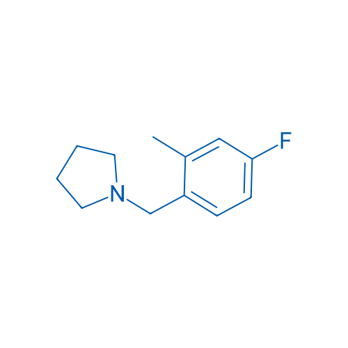 1-(4-Fluoro-2-methylbenzyl)pyrrolidine 1g