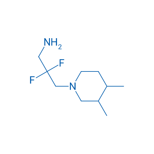 3-(3,4-Dimethylpiperidin-1-yl)-2,2-difluoropropan-1-amine 1g