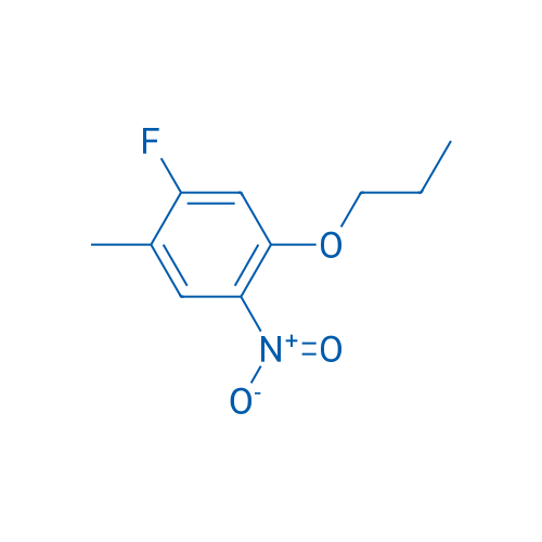 1-Fluoro-2-methyl-4-nitro-5-propoxybenzene 1g