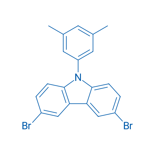 3,6-Dibromo-9-(3,5-dimethylphenyl)-9H-carbazole 1g