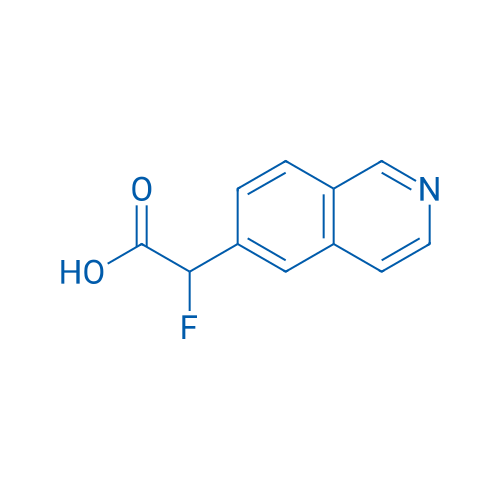 2-Fluoro-2-(isoquinolin-6-yl)acetic acid 1g