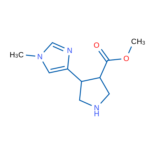 Methyl 4-(1-methyl-1H-imidazol-4-yl)pyrrolidine-3-carboxylate 1g