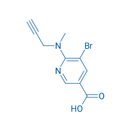 5-Bromo-6-[methyl(prop-2-yn-1-yl)amino]pyridine-3-carboxylic acid 1g