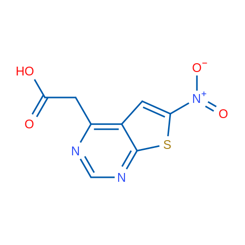 2-{6-nitrothieno[2,3-d]pyrimidin-4-yl}acetic acid 1g