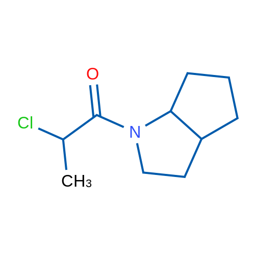 2-Chloro-1-{octahydrocyclopenta[b]pyrrol-1-yl}propan-1-one 1g