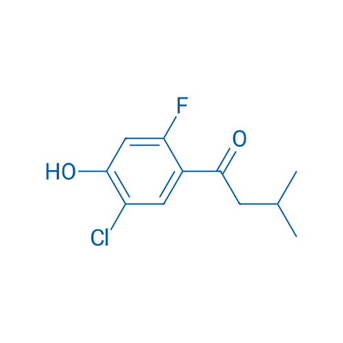 1-(5-Chloro-2-fluoro-4-hydroxyphenyl)-3-methylbutan-1-one 1g