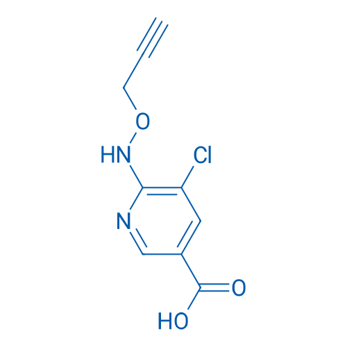 5-Chloro-6-[(prop-2-yn-1-yloxy)amino]pyridine-3-carboxylic acid 1g