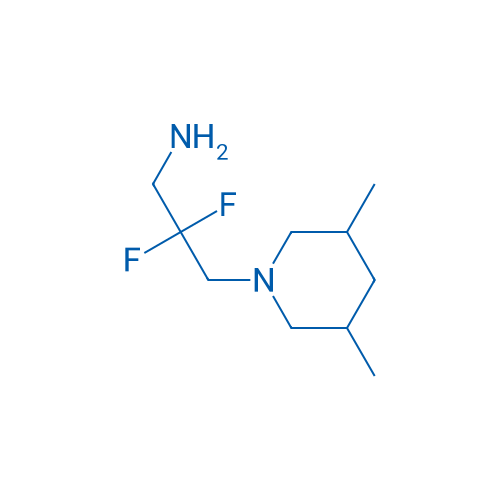 3-(3,5-Dimethylpiperidin-1-yl)-2,2-difluoropropan-1-amine 1g