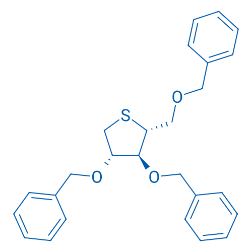 (2R,3S,4S)-3,4-Bis(benzyloxy)-2-((benzyloxy)methyl)tetrahydrothiophene 250mg