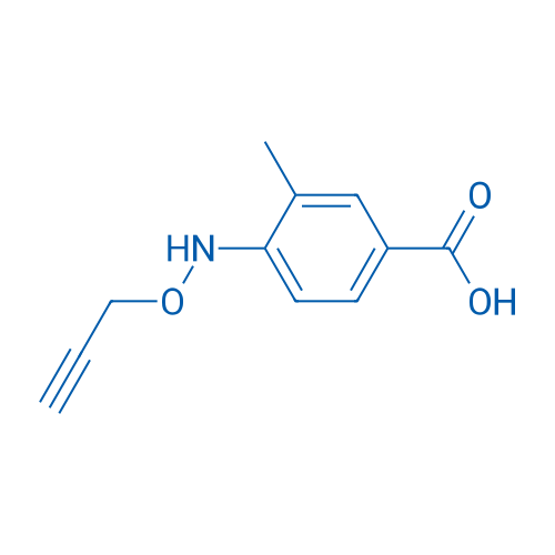 3-Methyl-4-[(prop-2-yn-1-yloxy)amino]benzoic acid 1g