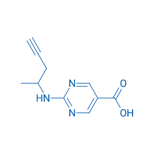 2-[(Pent-4-yn-2-yl)amino]pyrimidine-5-carboxylic acid 1g