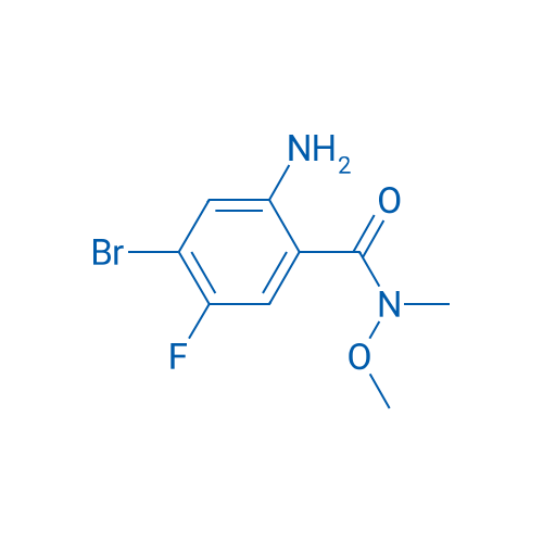 2-AMino-4-bromo-5-fluoro-n-methoxy-n-methyl-benzamide 1g