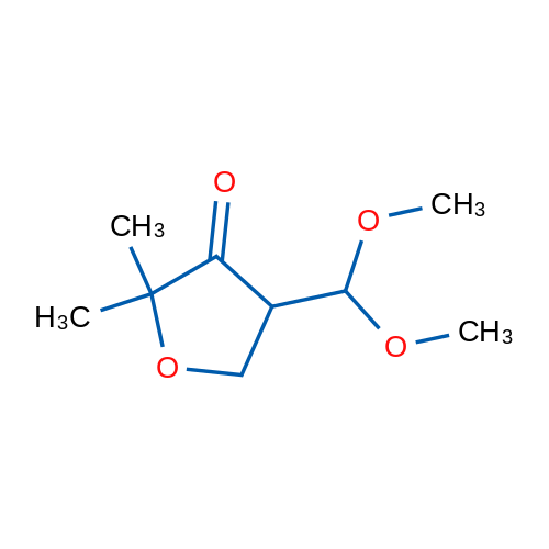 4-(Dimethoxymethyl)-2,2-dimethyloxolan-3-one 1g