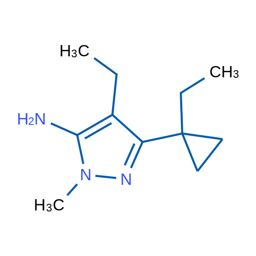 4-Ethyl-3-(1-ethylcyclopropyl)-1-methyl-1H-pyrazol-5-amine 1g