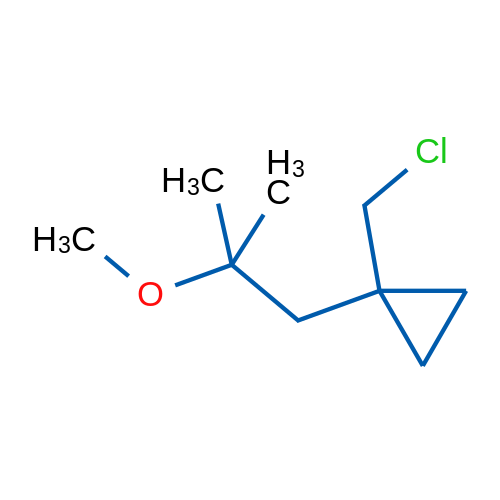 1-(Chloromethyl)-1-(2-methoxy-2-methylpropyl)cyclopropane 1g