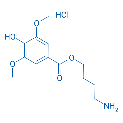 4-Aminobutyl 4-hydroxy-3,5-dimethoxybenzoate hydrochloride 100mg