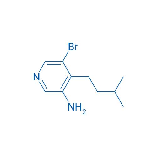 5-Bromo-4-(3-methylbutyl)pyridin-3-amine 1g