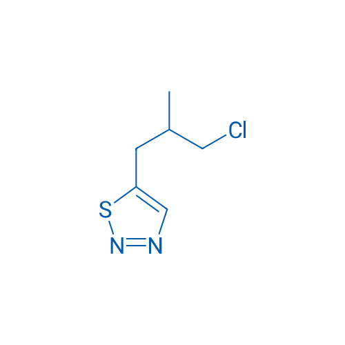 5-(3-Chloro-2-methylpropyl)-1,2,3-thiadiazole 1g