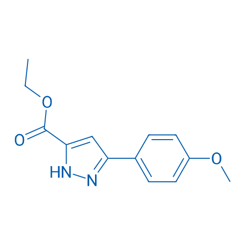 Ethyl 3-(4-methoxyphenyl)-1H-pyrazole-5-carboxylate 5g