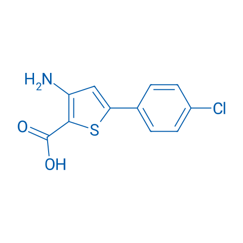 3-Amino-5-(4-chlorophenyl)thiophene-2-carboxylic acid 10g