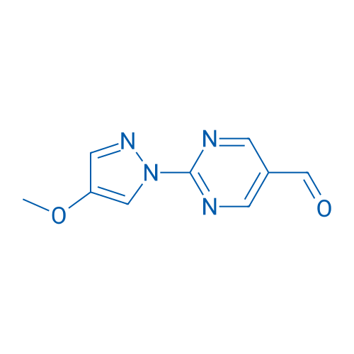 2-(4-Methoxy-1H-pyrazol-1-yl)pyrimidine-5-carbaldehyde 1g
