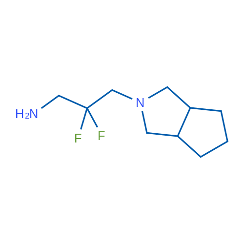 2,2-Difluoro-3-{octahydrocyclopenta[c]pyrrol-2-yl}propan-1-amine 1g