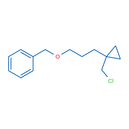 ({3-[1-(chloromethyl)cyclopropyl]propoxy}methyl)benzene 1g