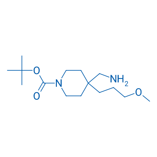 tert-Butyl 4-(aminomethyl)-4-(3-methoxypropyl)piperidine-1-carboxylate 1g