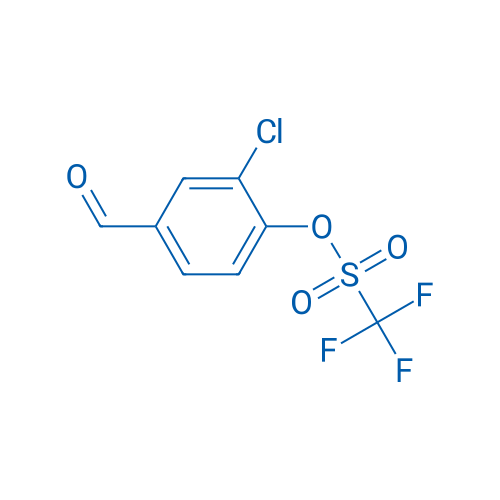 2-Chloro-4-formylphenyl trifluoromethanesulfonate 250mg