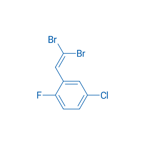 2-(2,2-Dibromovinyl)-4-chloro-1-fluorobenzene 250mg