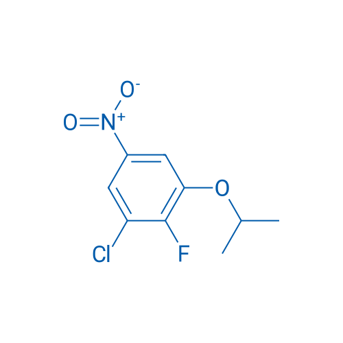 1-Chloro-2-fluoro-5-nitro-3-(propan-2-yloxy)benzene 1g