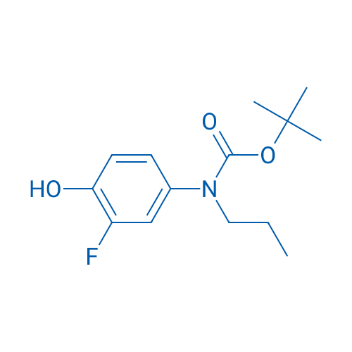 tert-Butyl N-(3-fluoro-4-hydroxyphenyl)-N-propylcarbamate 1g