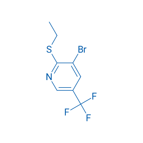 3-Bromo-2-(ethylsulfanyl)-5-(trifluoromethyl)pyridine 5g