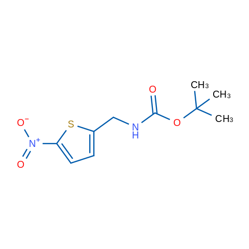 tert-Butyl N-[(5-nitrothiophen-2-yl)methyl]carbamate 1g